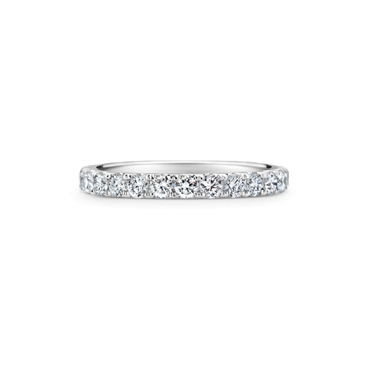 1.15 TCW Round Lab-Grown Diamond Full Eternity Wedding Band 1