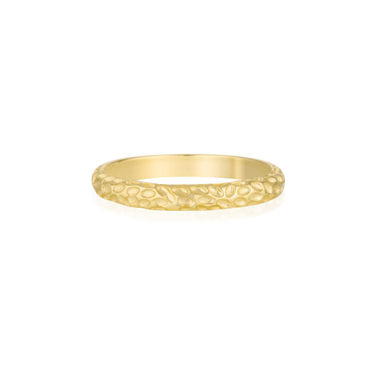 Uneven Rugged Wedding Band 1