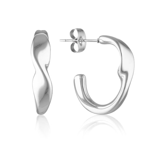 Swirl Hoop Earrings 2