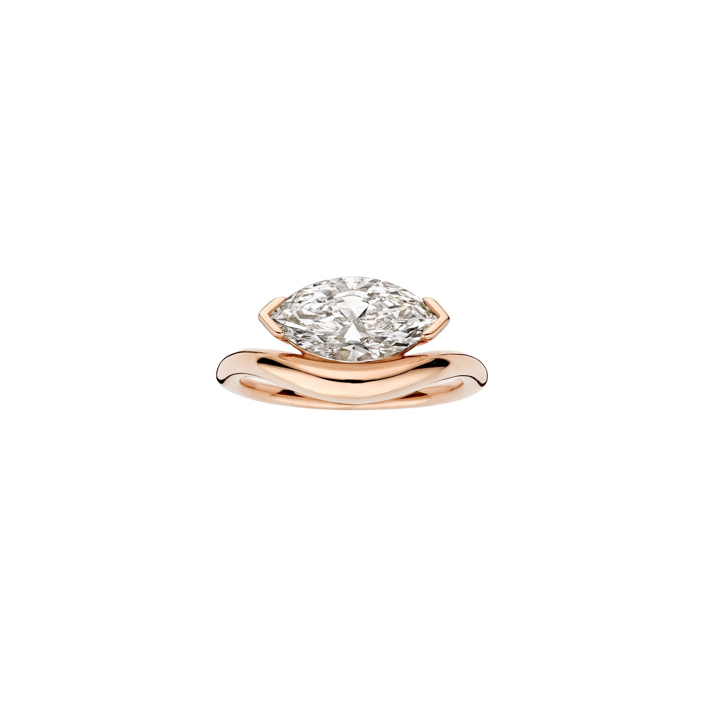 Hidden Halo-1.5 CT Round Lab Grown Diamond Engagement Ring