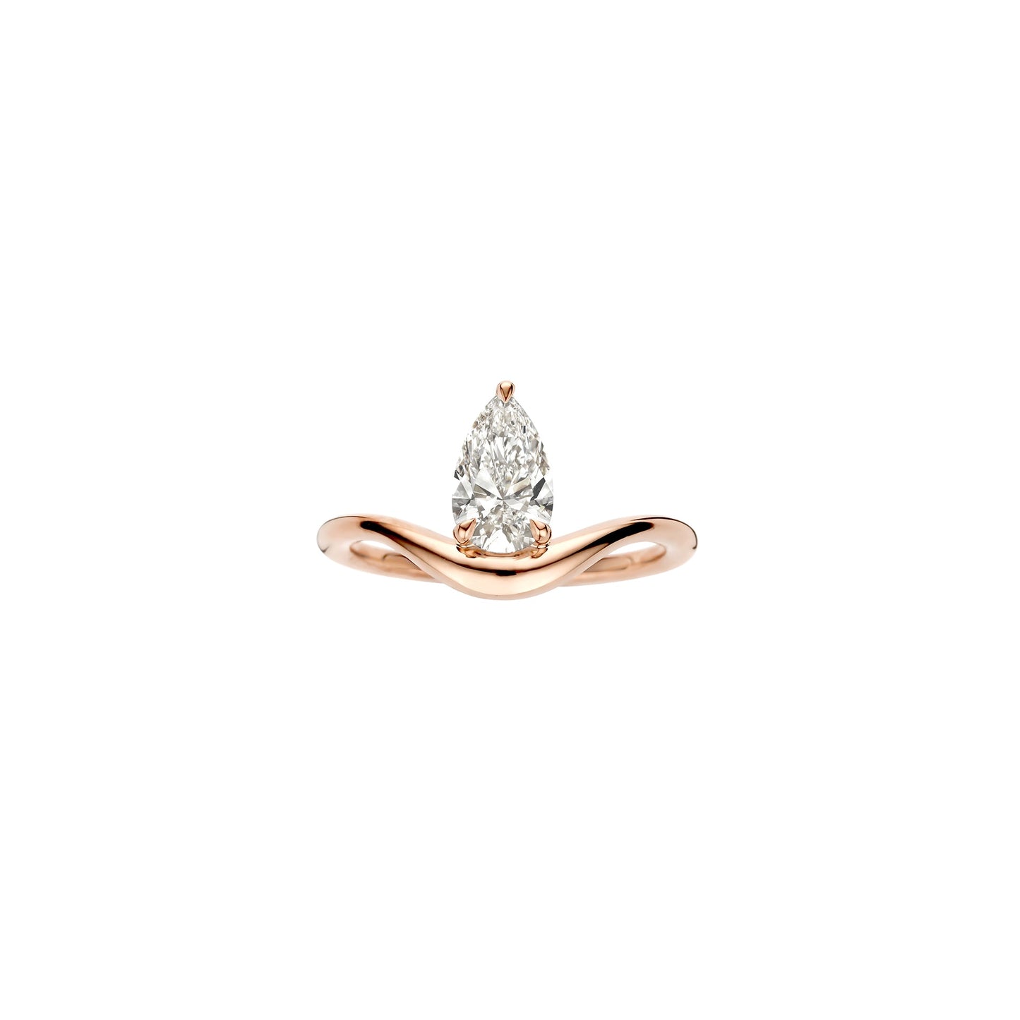 Hidden Halo-1.5 CT Round Lab Grown Diamond Engagement Ring