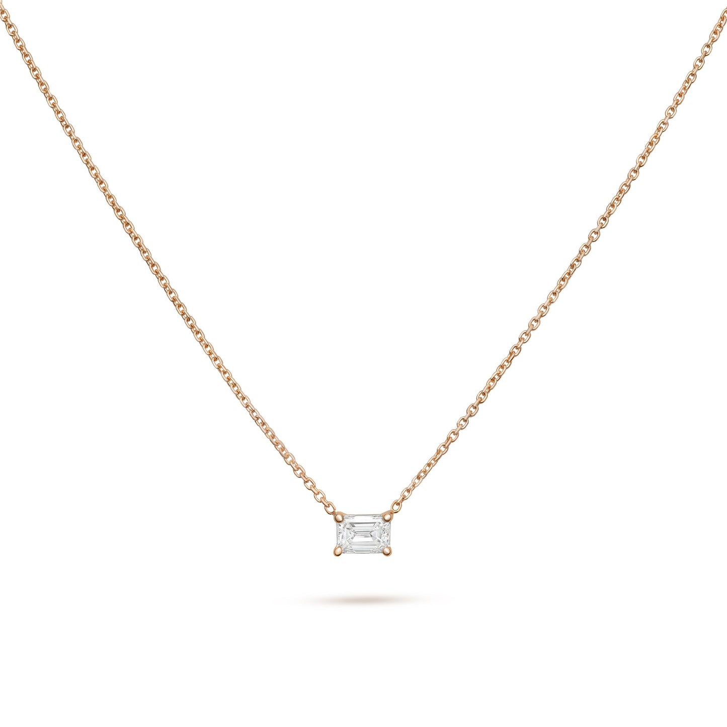 Solitaire- 1.0 CT Oval Lab Grown Diamond Necklace