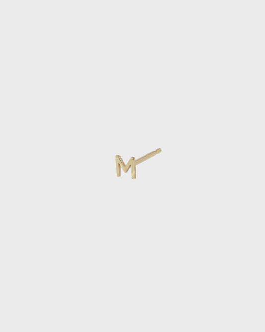 Letter Shaped Stud Earring 1