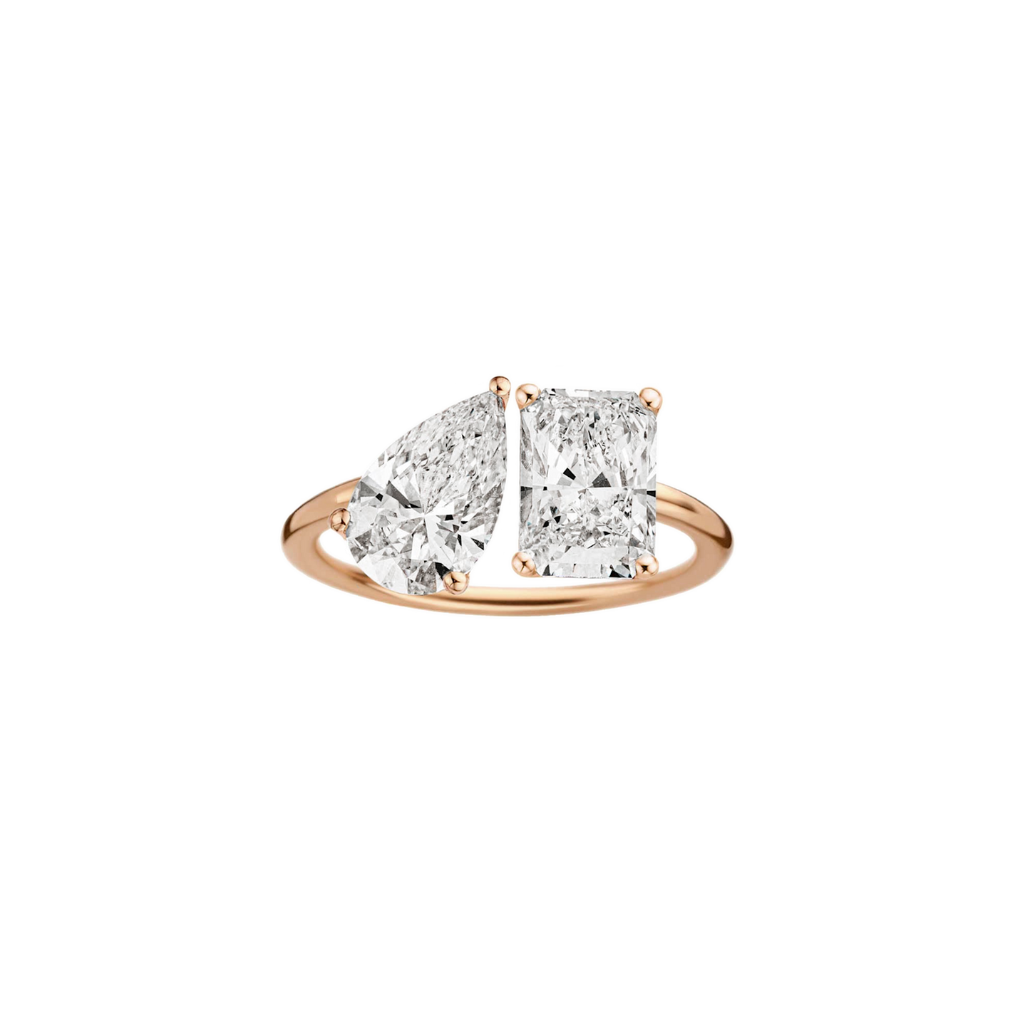 Hidden Halo-1.5 CT Round Lab Grown Diamond Engagement Ring