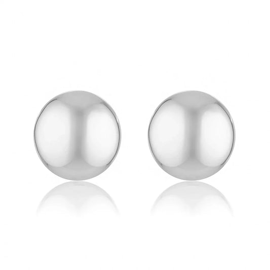 Timeless Gold Round Stud Earrings 2