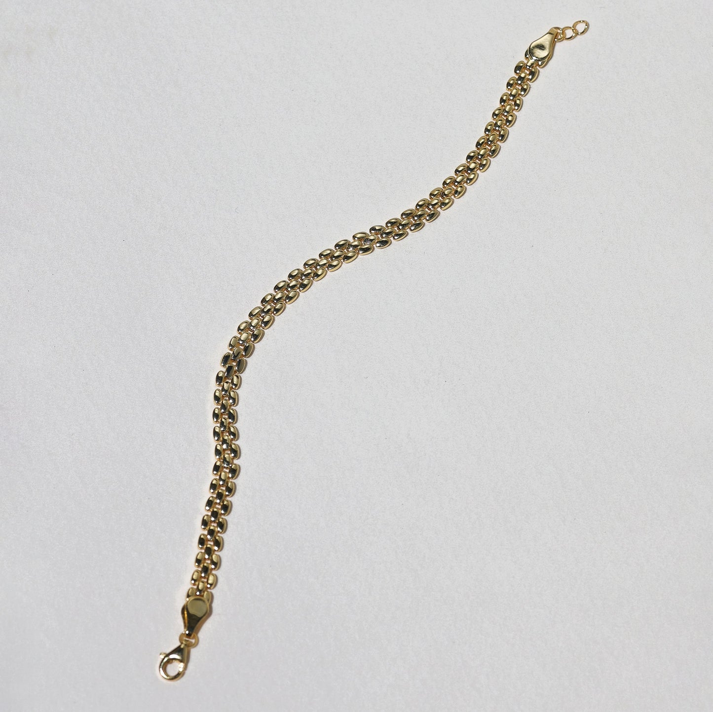 Golden Luxe Double Chain Bracelet 11