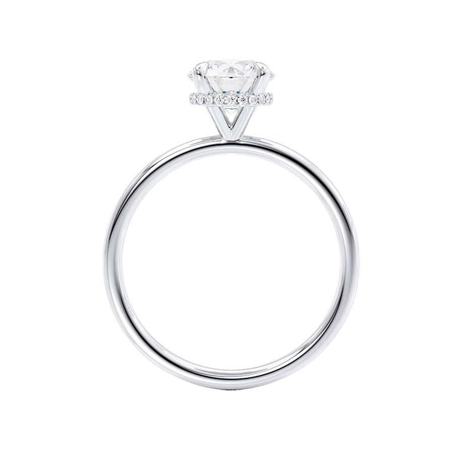 1.50 CT Round Lab-Grown Diamond Hidden Halo Engagement Ring – Timeless Elegance. 5