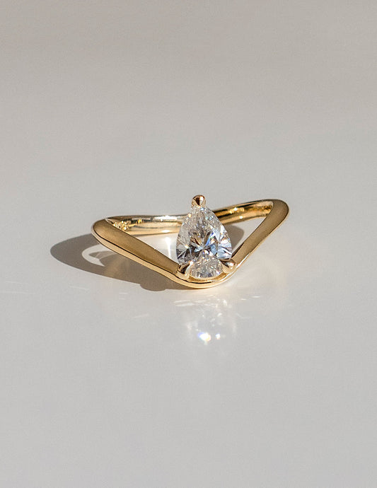 Solitaire-Oval Lab Grown Diamond Engagement Ring