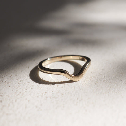 U Shaped Classic Wedding Band 1