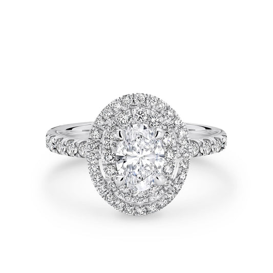 Solitaire-Oval Lab Grown Diamond Engagement Ring