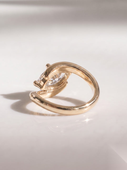 Solitaire Rapture-Marquise Lab Grown Diamond Engagement Ring