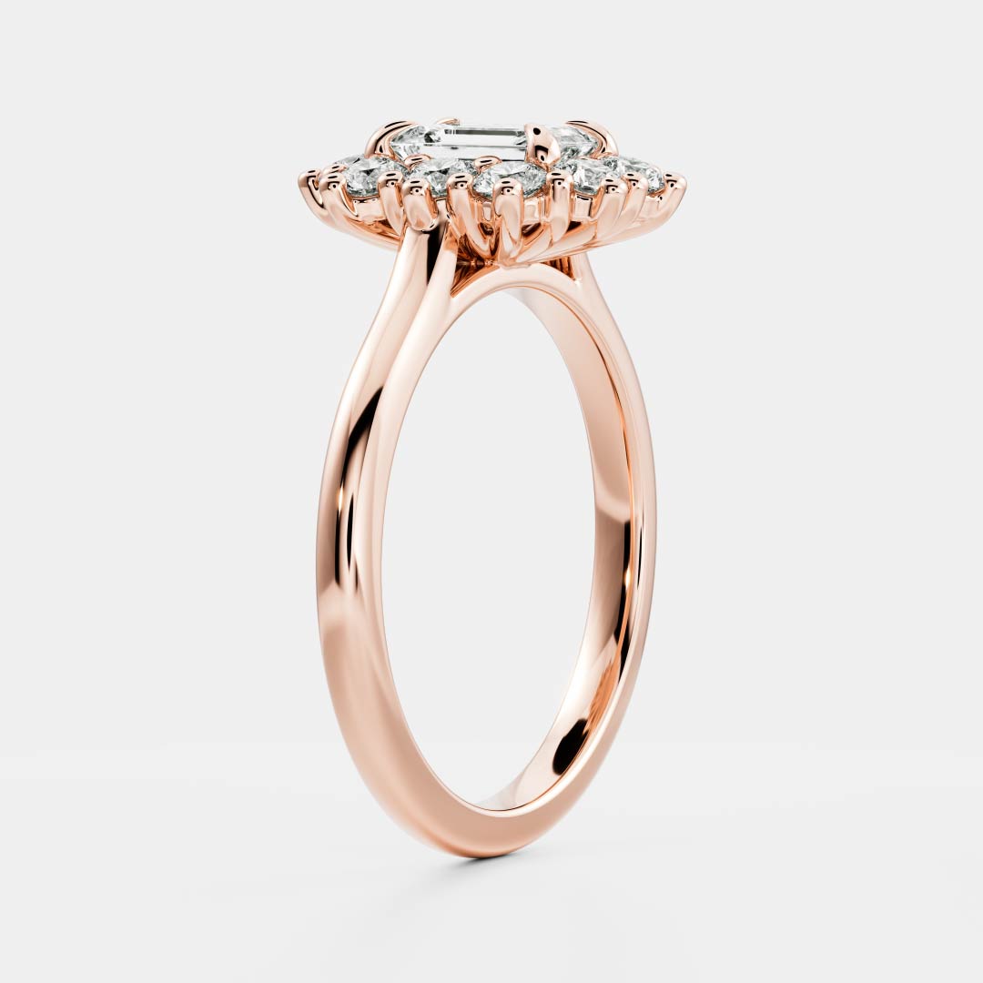 Solitaire-Oval Lab Grown Diamond Engagement Ring