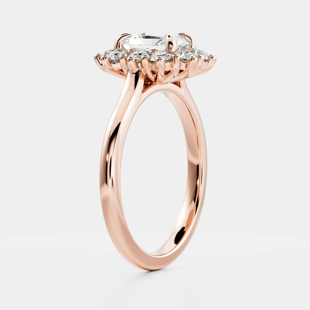 Solitaire-Oval Lab Grown Diamond Engagement Ring