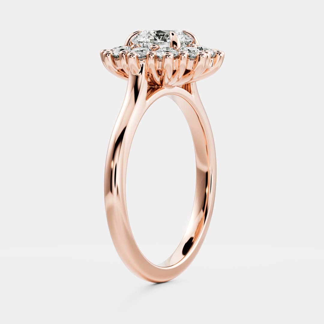 Solitaire-Oval Lab Grown Diamond Engagement Ring