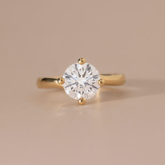 Solitaire-Oval Lab Grown Diamond Engagement Ring