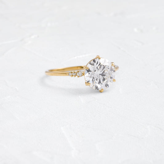 Solitaire-Oval Lab Grown Diamond Engagement Ring