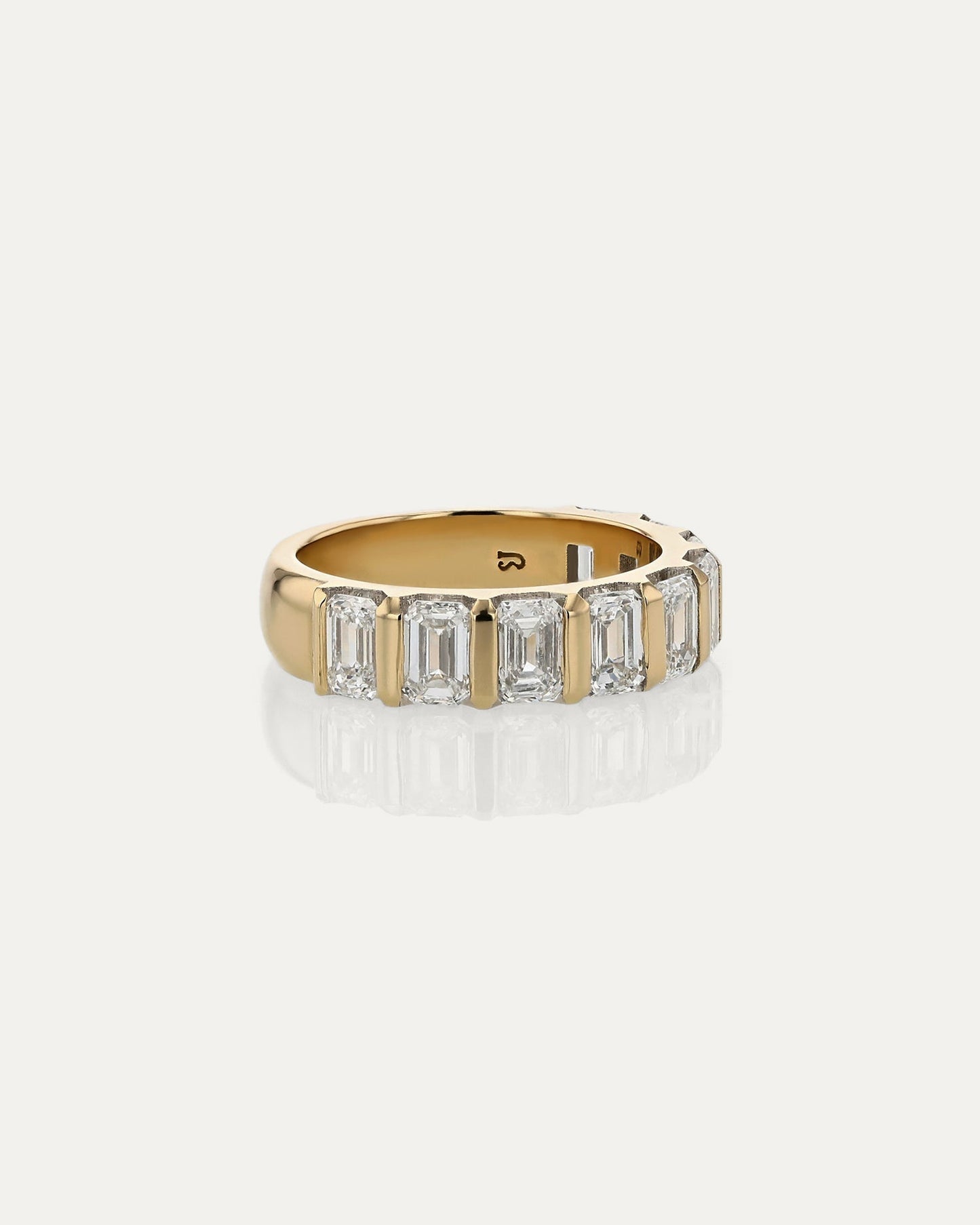 Curved- 0.25 CT Marquise Lab Grown Diamond Wedding Band