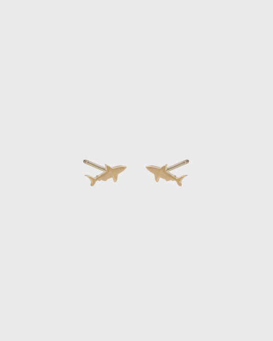 Shark Shaped Mini Stud Earring 2