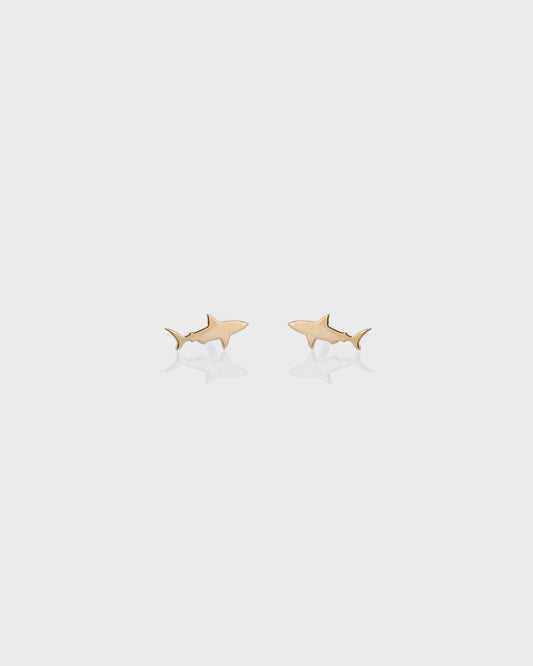 Shark Shaped Mini Stud Earring 1