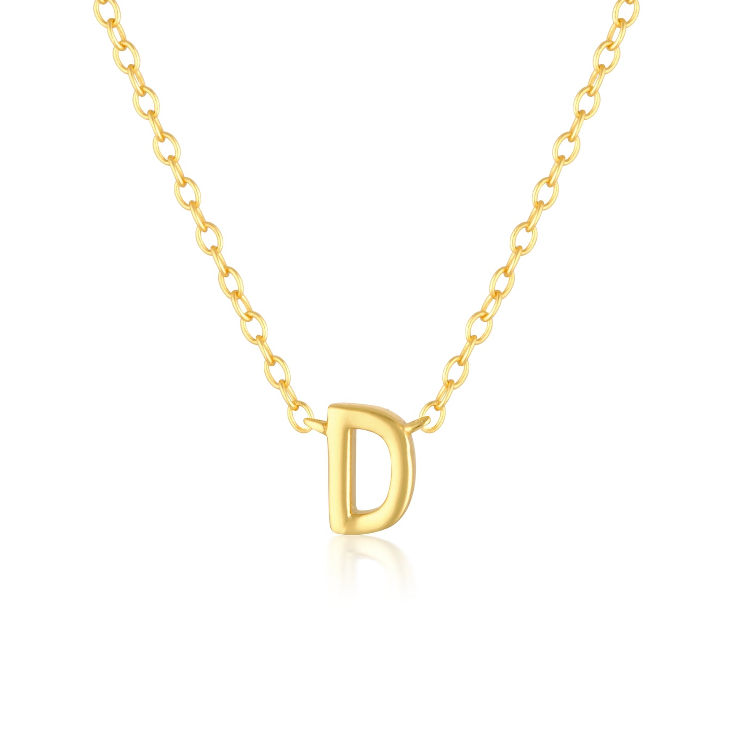 Elegant Silver Initial "A" Pendant Necklaces 36