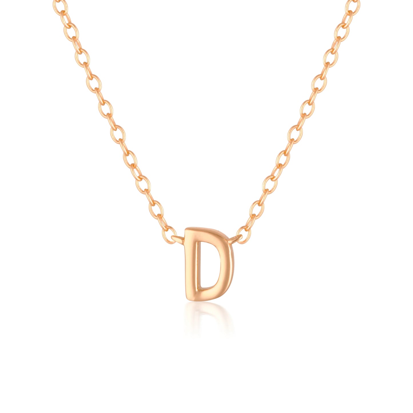Elegant Silver Initial "A" Pendant Necklaces