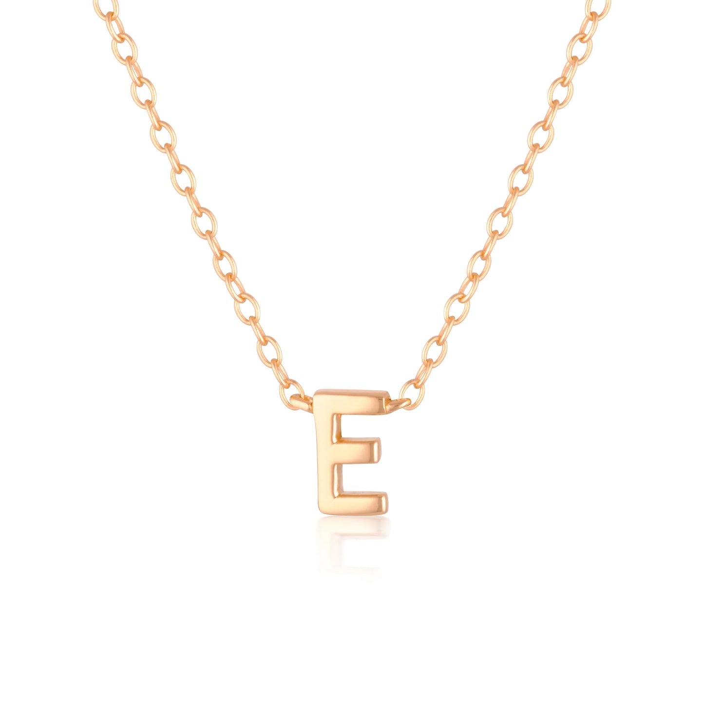 Elegant Silver Initial "A" Pendant Necklaces