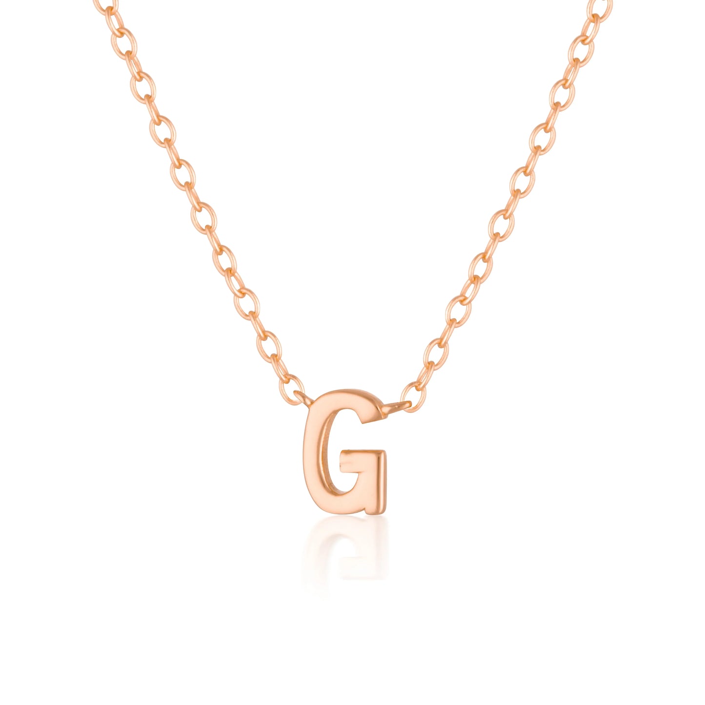 Elegant Silver Initial "A" Pendant Necklaces