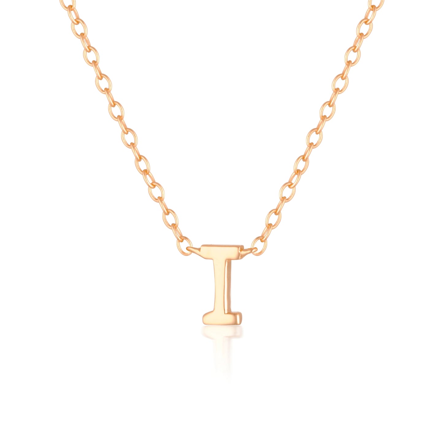 Elegant Silver Initial "A" Pendant Necklaces