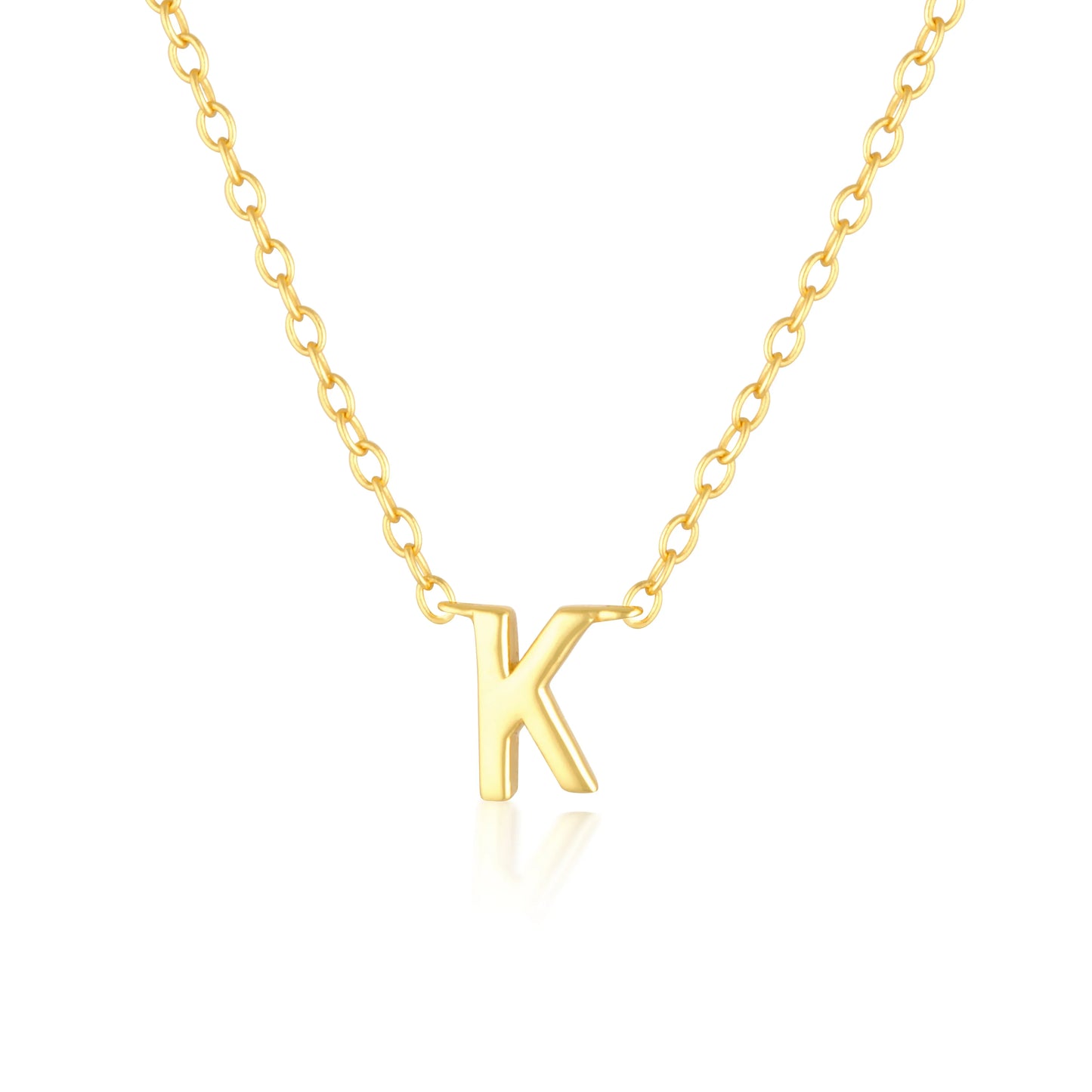 Elegant Silver Initial "A" Pendant Necklaces 43