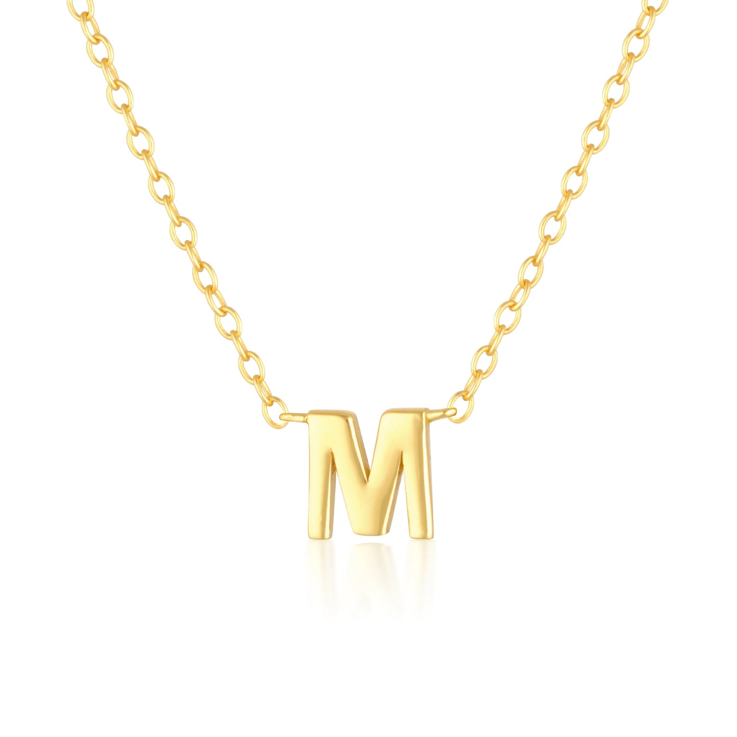 Elegant Silver Initial "A" Pendant Necklaces 45