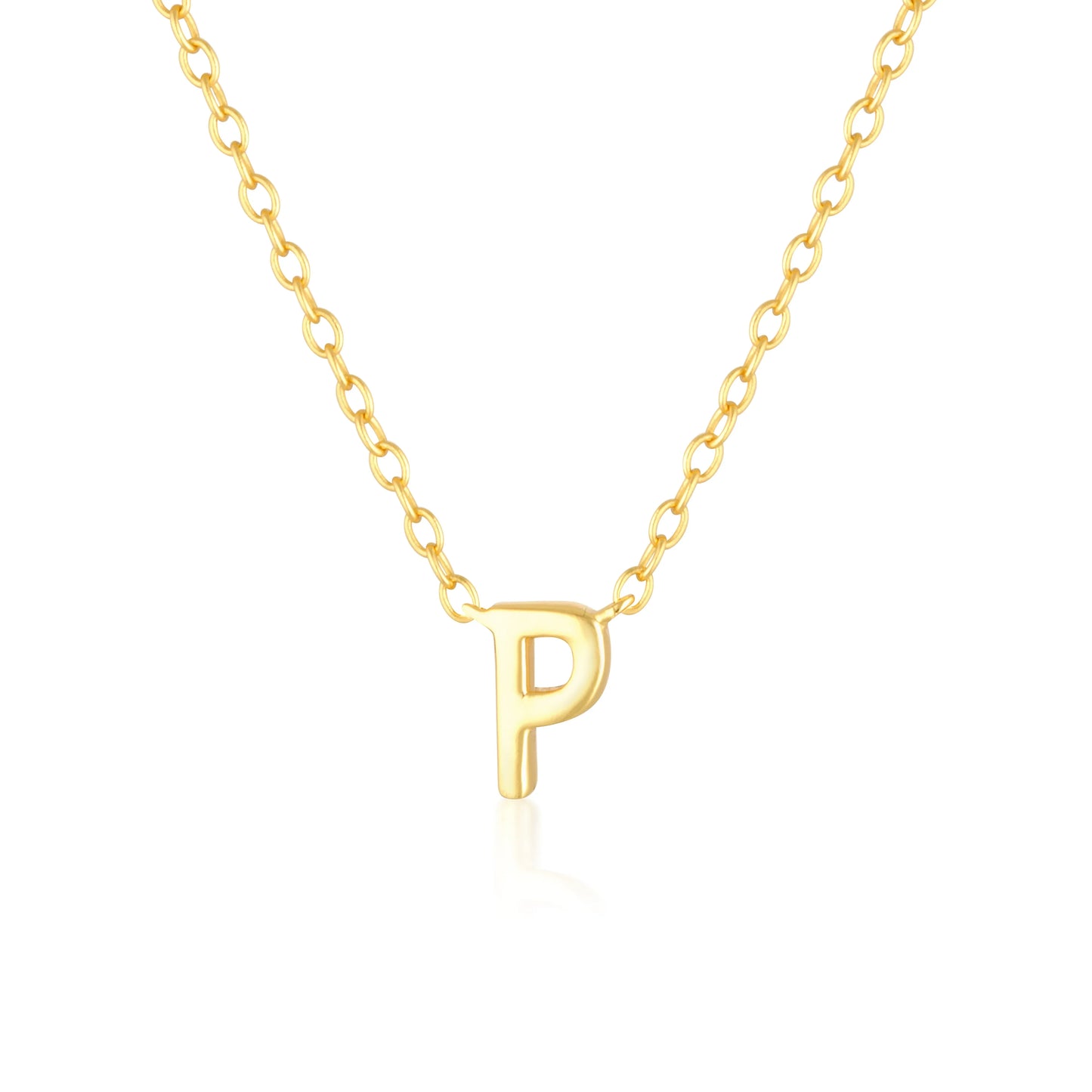 Elegant Silver Initial "A" Pendant Necklaces 48