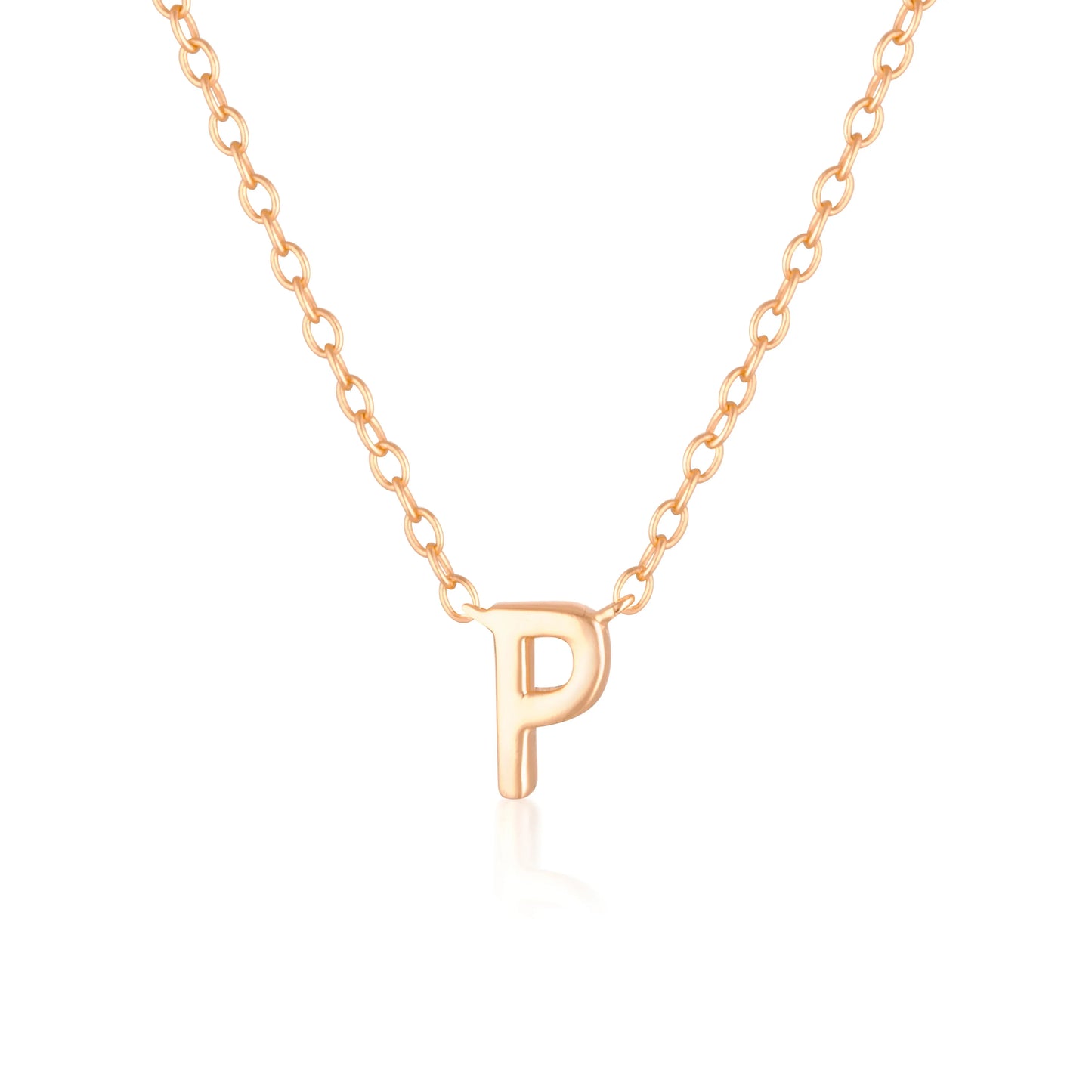 Elegant Silver Initial "A" Pendant Necklaces
