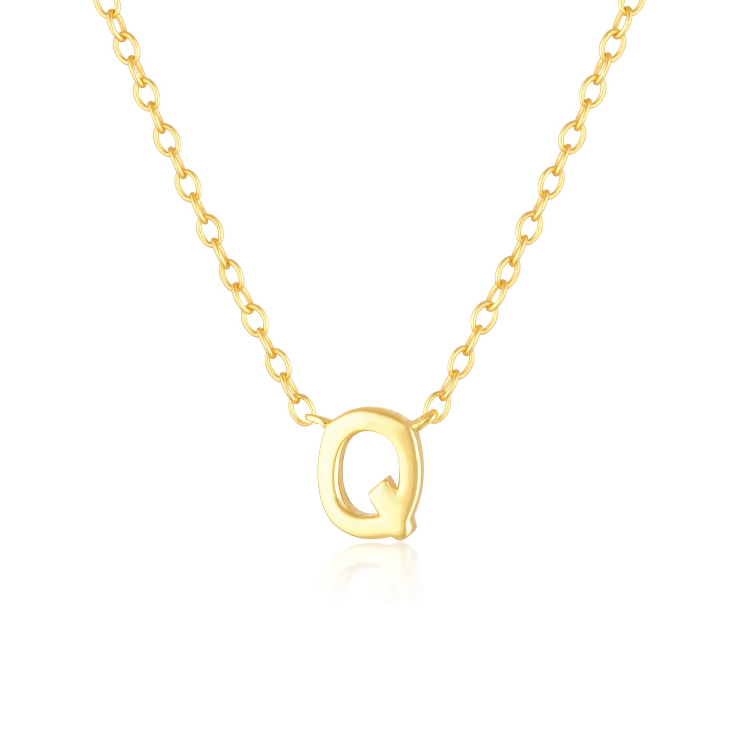 Elegant Silver Initial "A" Pendant Necklaces 49