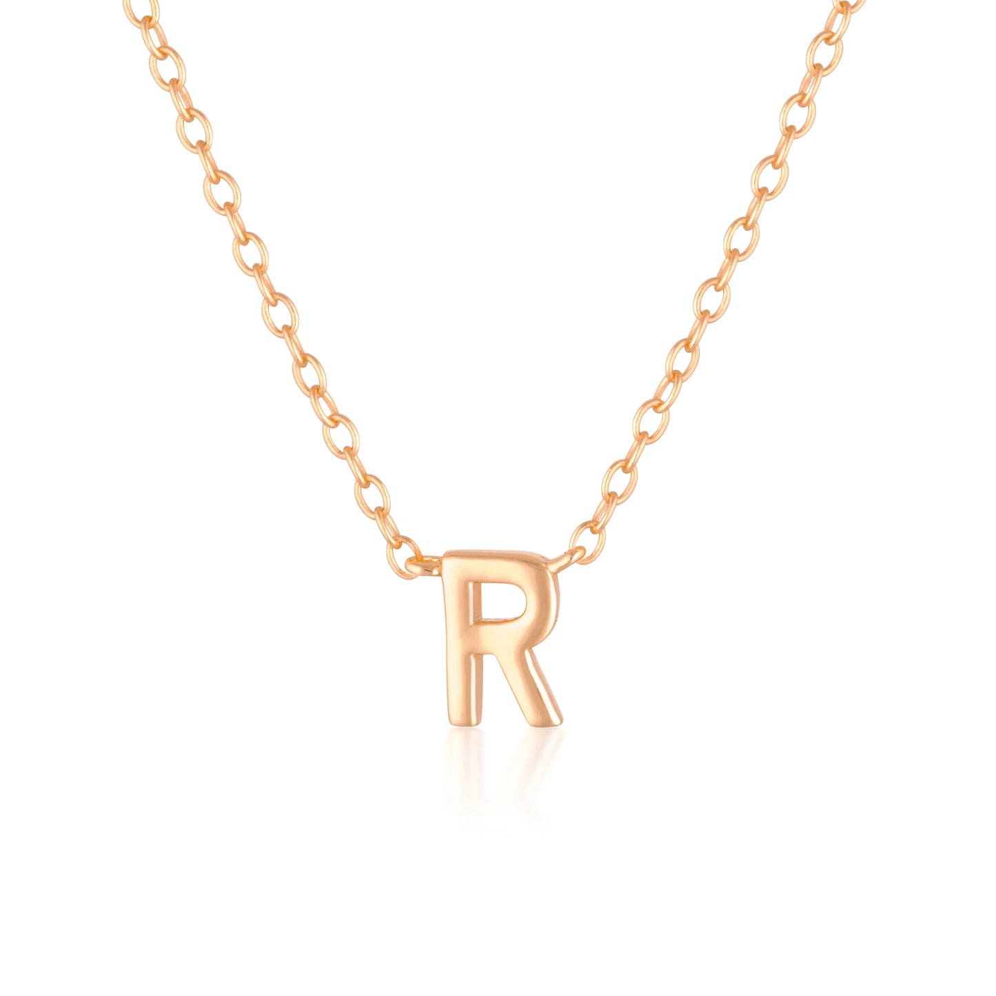 Elegant Silver Initial "A" Pendant Necklaces