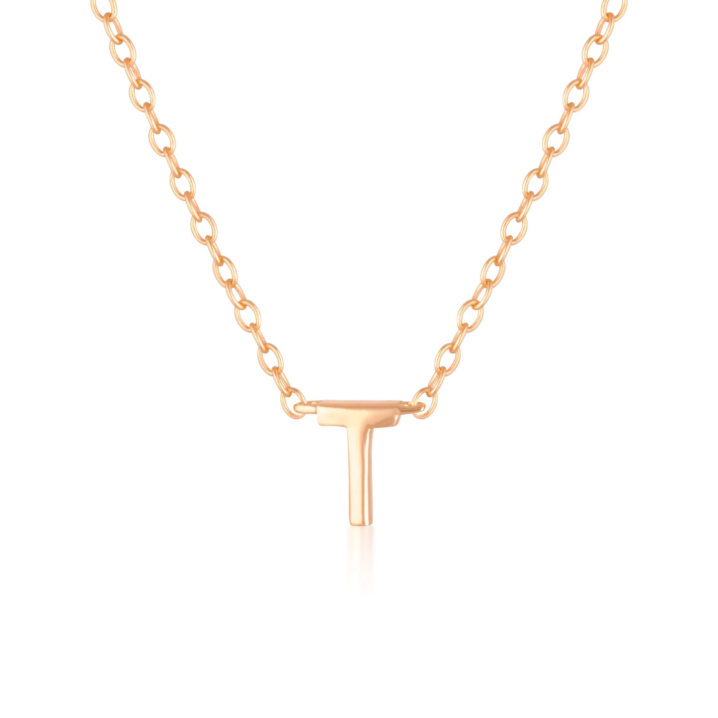 Elegant Silver Initial "A" Pendant Necklaces