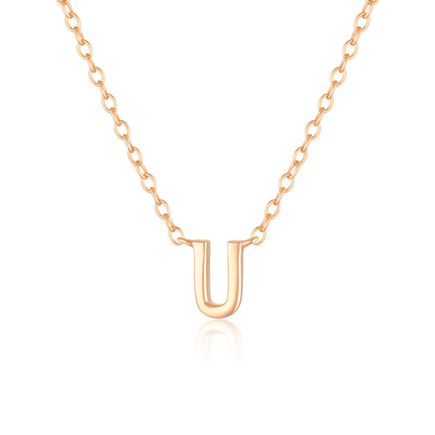 Elegant Silver Initial "A" Pendant Necklaces