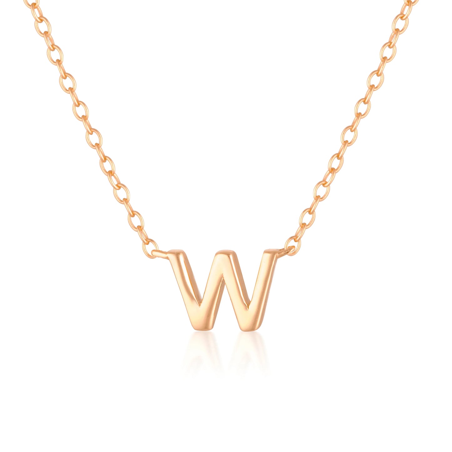 Elegant Silver Initial "A" Pendant Necklaces