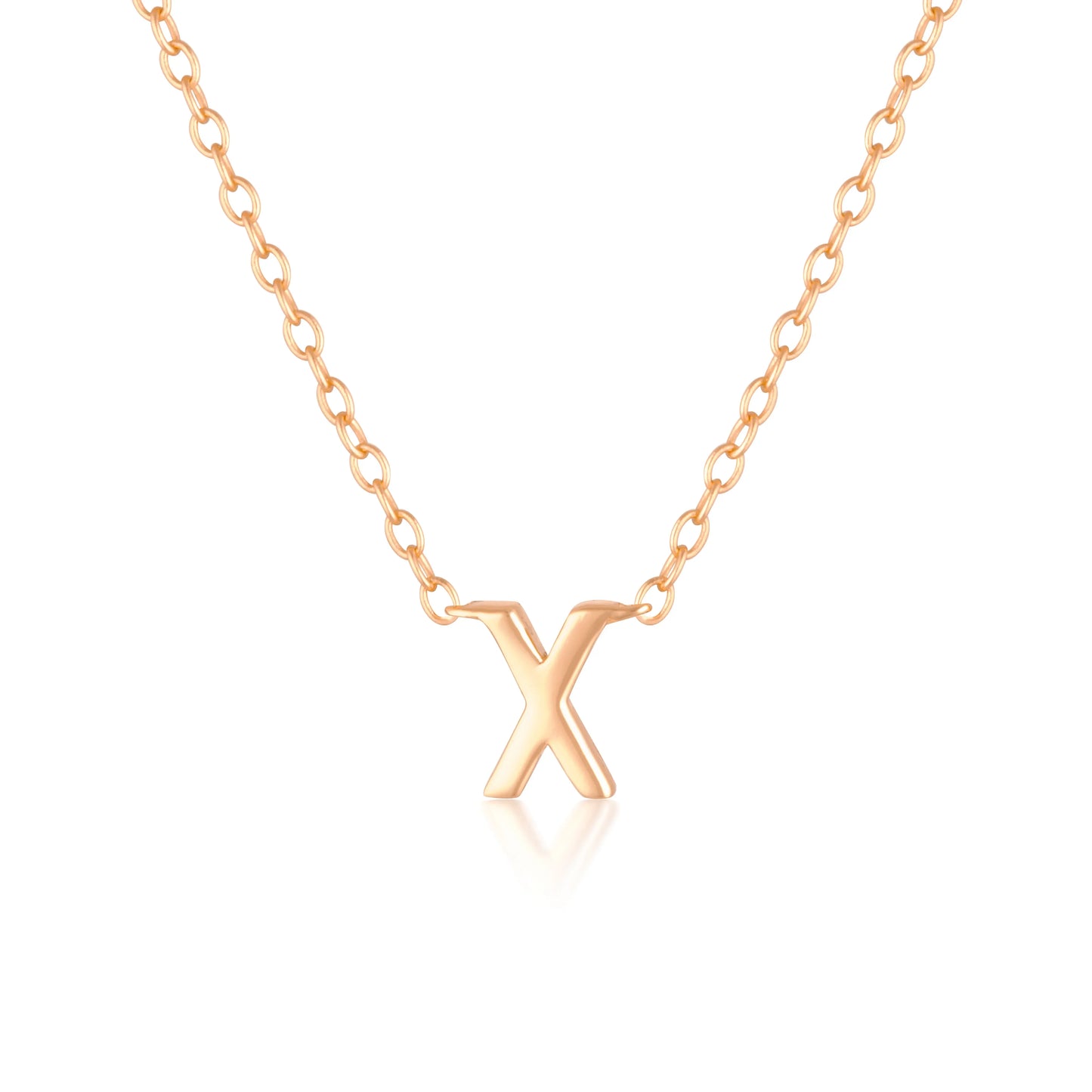 Elegant Silver Initial "A" Pendant Necklaces