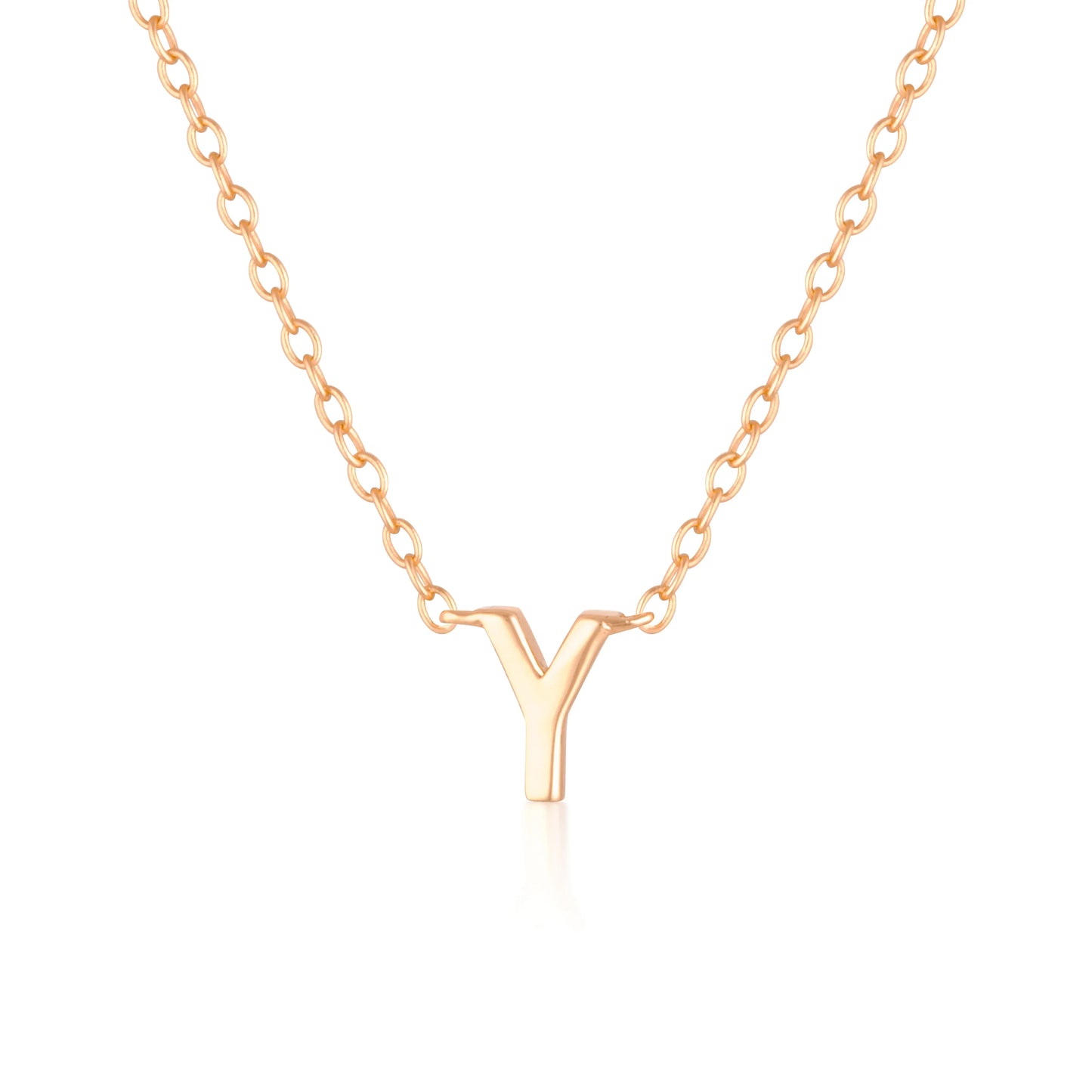 Elegant Silver Initial "A" Pendant Necklaces