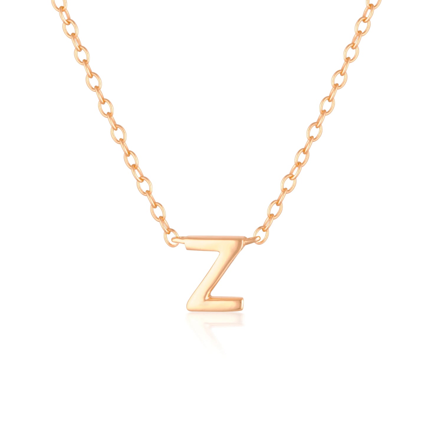 Elegant Silver Initial "A" Pendant Necklaces