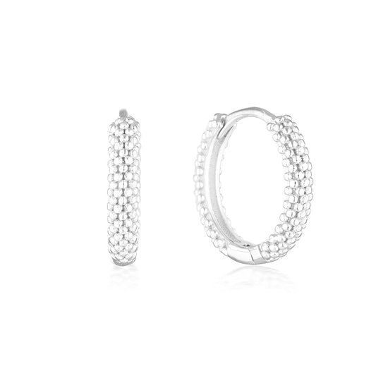 Round Dot Hoop Earrings 2
