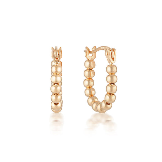 Bubble Design Hoops Earrings 2