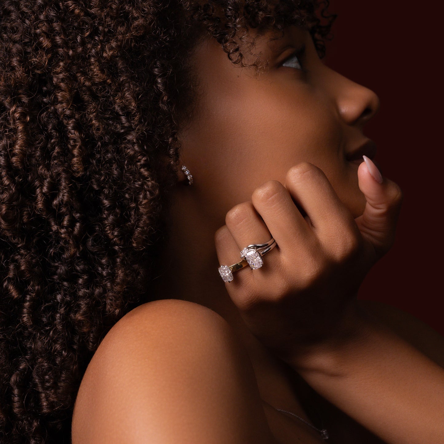 Solitaire-Oval Lab Grown Diamond Engagement Ring