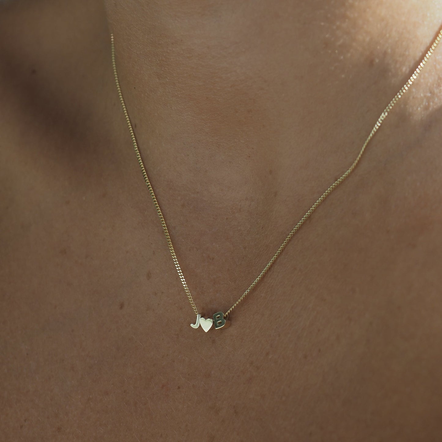 Delicate Heart Charm Gold Necklace 9