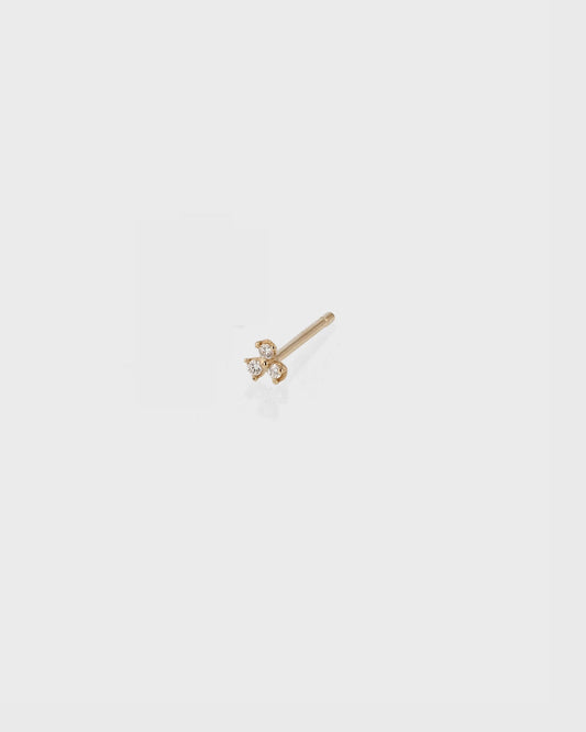 Trio of Elegance: 0.02 TCW Lab Grown Diamond Cartilage Studs 2