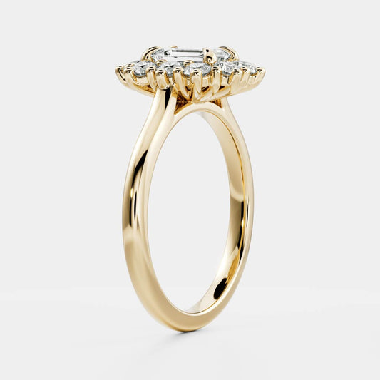 Solitaire-Oval Lab Grown Diamond Engagement Ring