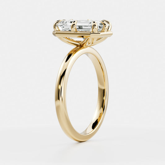 Solitaire-Oval Lab Grown Diamond Engagement Ring