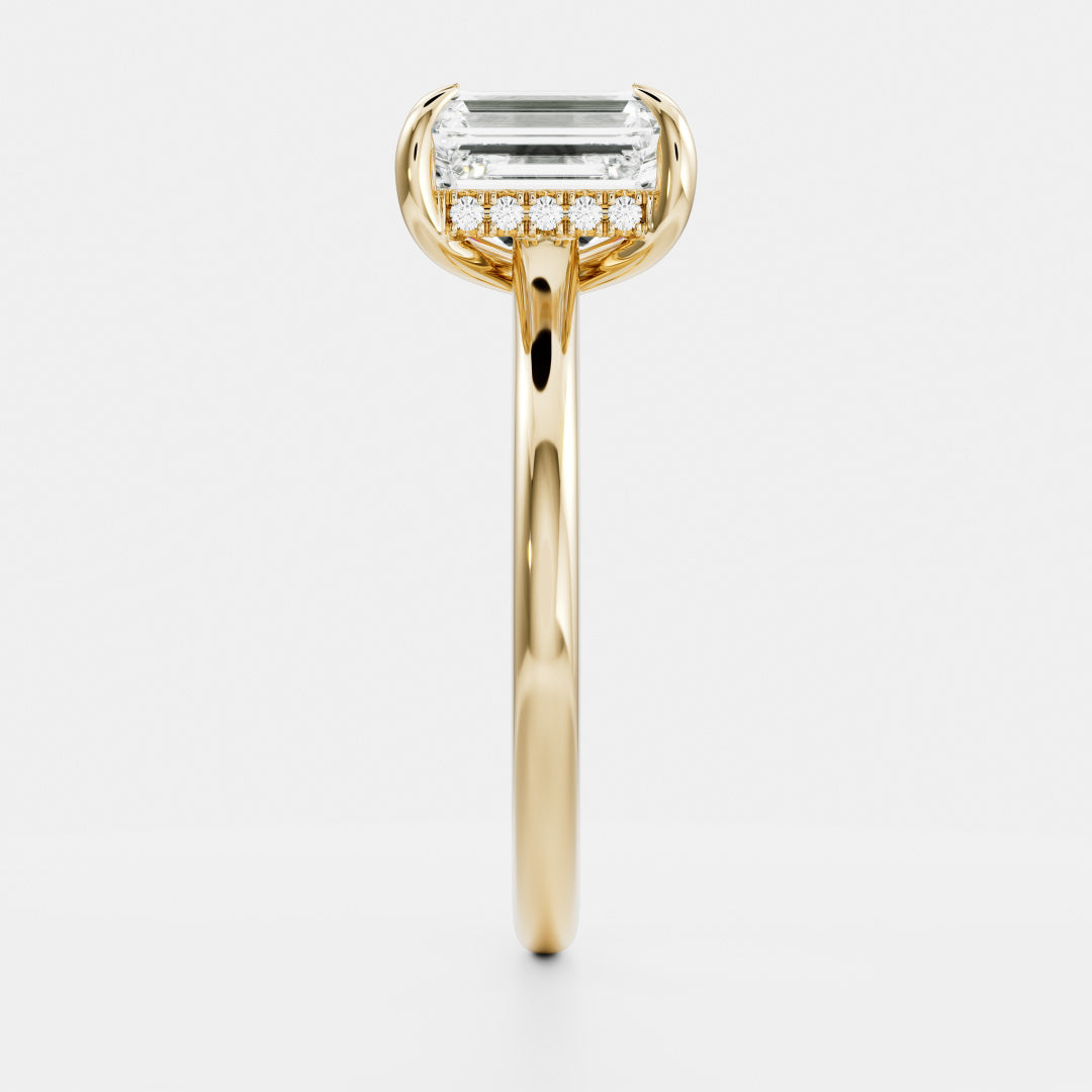 Solitaire-Oval Lab Grown Diamond Engagement Ring