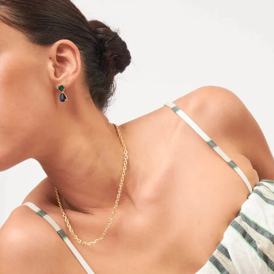 Elegant Gold Thick Long Chain Necklace 2