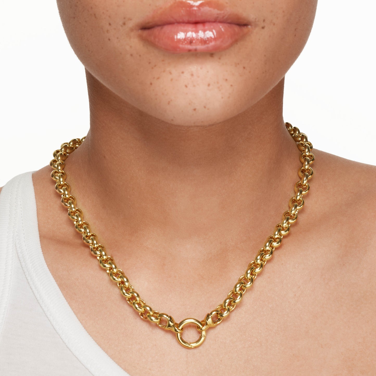 Luxury Bold Gold Chain Necklace 6